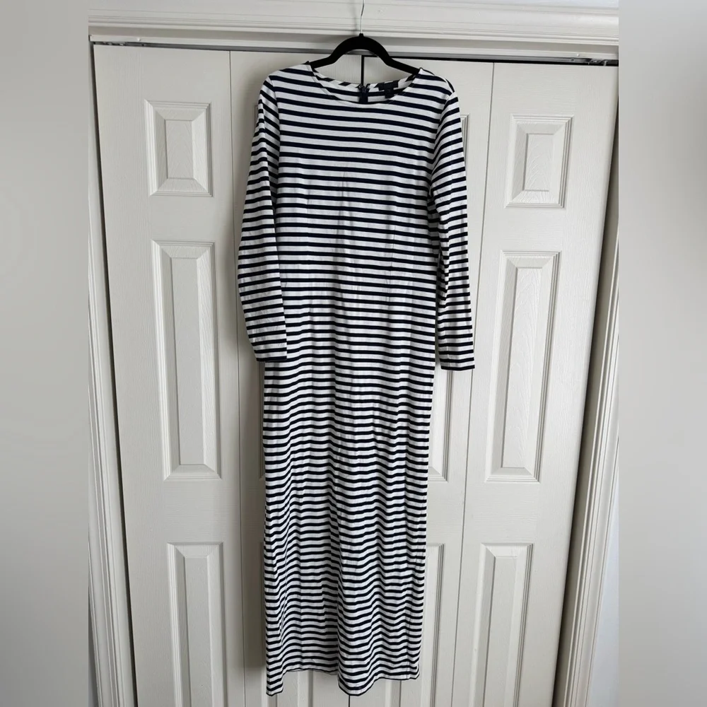 J. Crew Maxi Stripe Dress